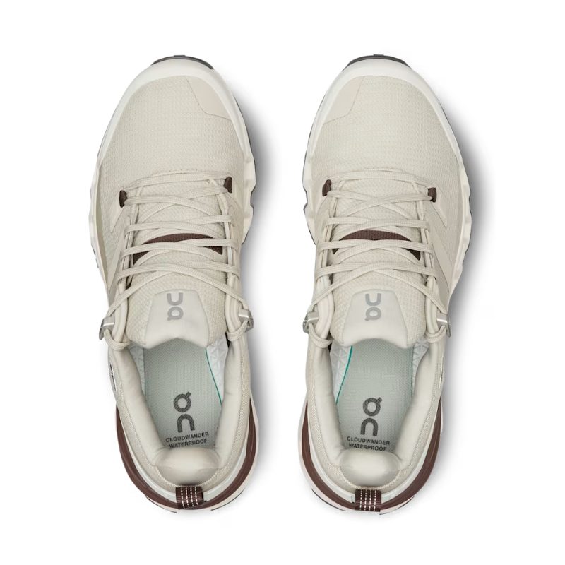 ON Wmns Cloudwander Waterproof 'Sand Ivory'