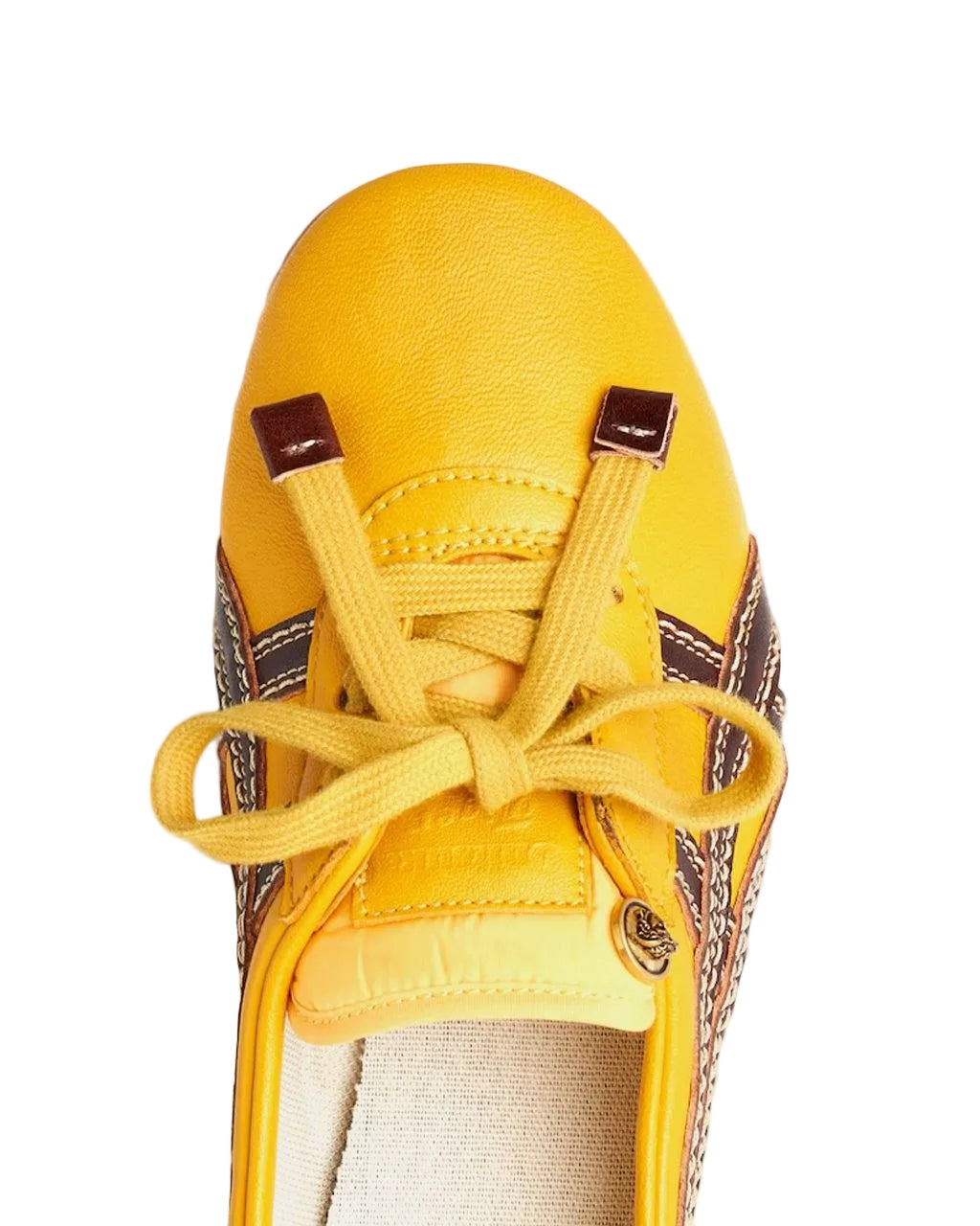 Onitsuka Tiger Tai-Chi Sakura Nappa Versace Brown Yellow