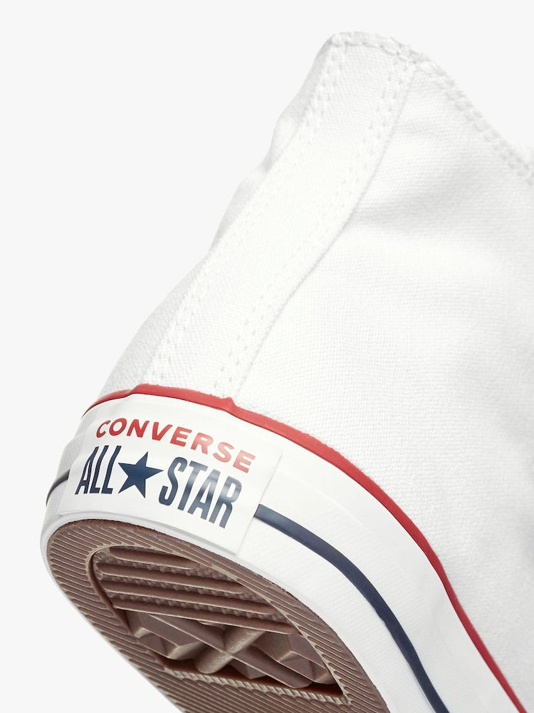 Converse Chuck Taylor All Star white Hi Top Lace Up Casual Shoe