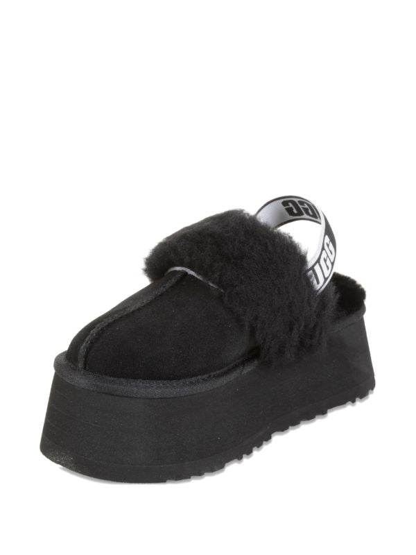 UGG Wmns Funkette Slipper 'Black'