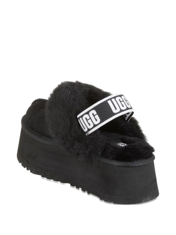 UGG Wmns Funkette Slipper 'Black'