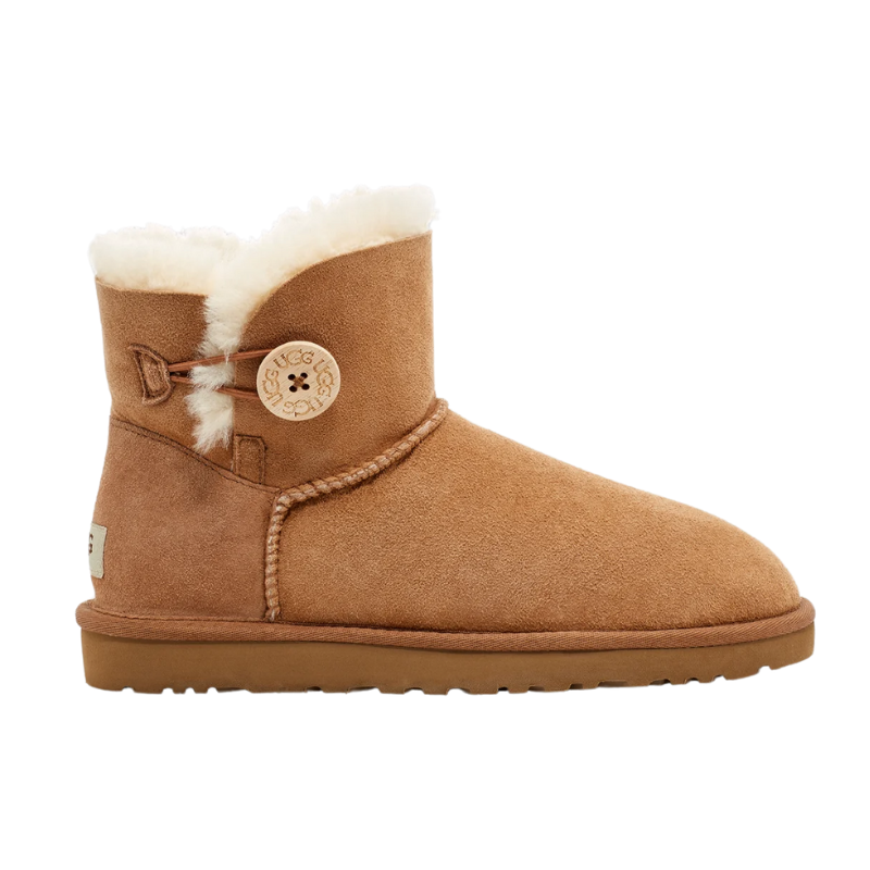UGG Wmns Mini Bailey Button 2 Boot 'Chestnut'