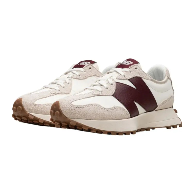 New Balance 327 'White Dark Red'