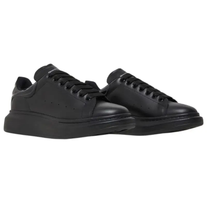 Alexander Mcqueen Oversized – Black Gloss Heel