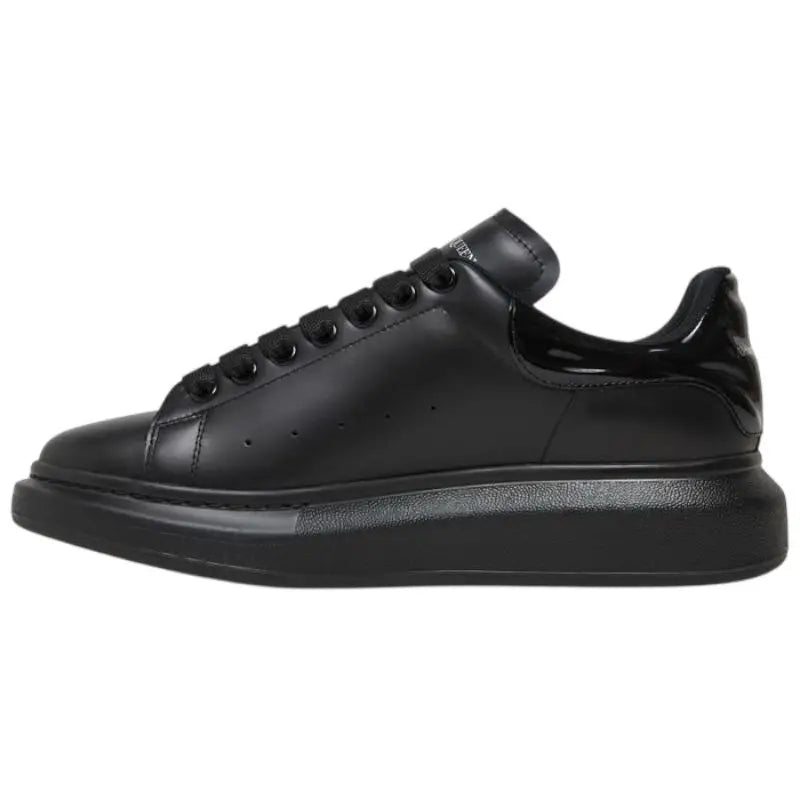 Alexander Mcqueen Oversized – Black Gloss Heel