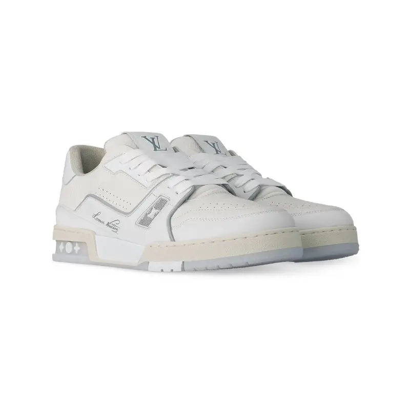 Louis Vuitton X Virgil Abloh White Grey Low Trainers