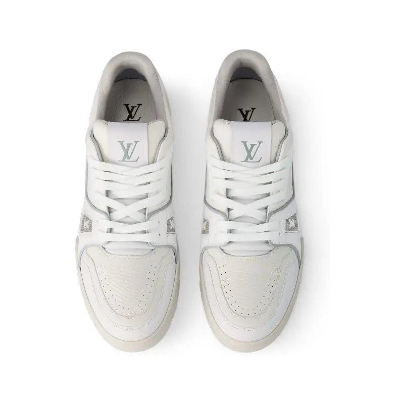 Louis Vuitton X Virgil Abloh White Grey Low Trainers