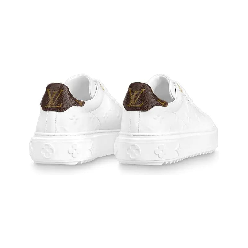 Louis Vuitton Time Out – Debossed Monogram Leather White