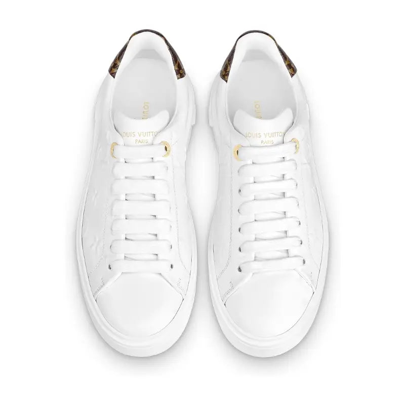 Louis Vuitton Time Out – Debossed Monogram Leather White
