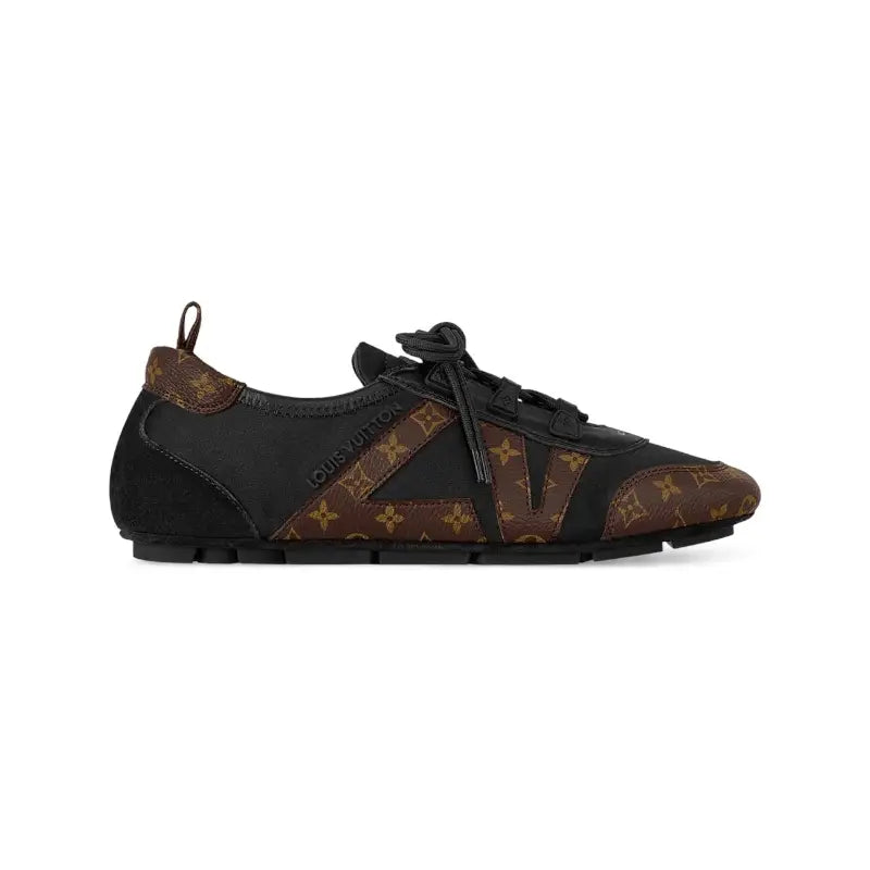 LV Sneakerinae Black And Brown Monogram