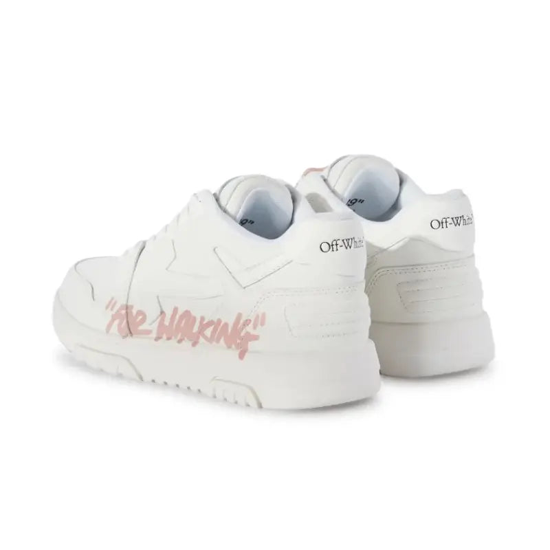 OFF-WHITE Out Of Office Low – For Walking White Pink