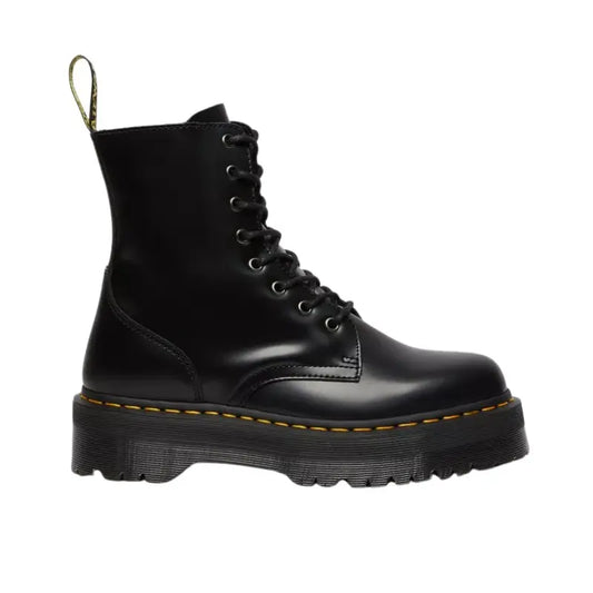 Dr. Martens Jadon Platform Boots – 'Black Smooth Leather'