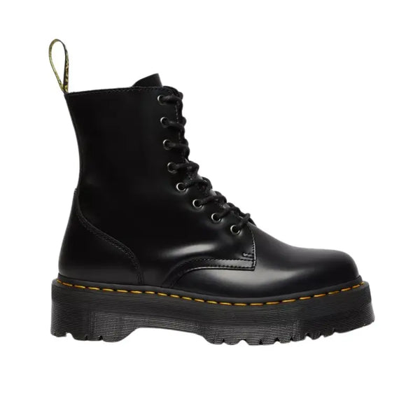 Dr. Martens Jadon Platform Boots – 'Black Smooth Leather'