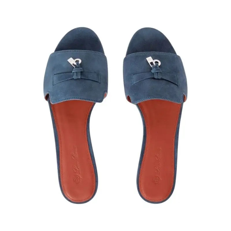 Loropiana Summer Charms Sandal Suede Goatskin Denim
