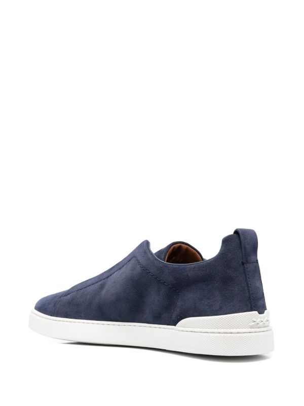 Zegna Suede Triple Stitch 'Blue'