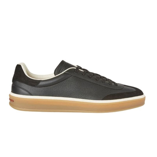 Loro Piana Tennis lace-up Suede Sneakers 'Black'
