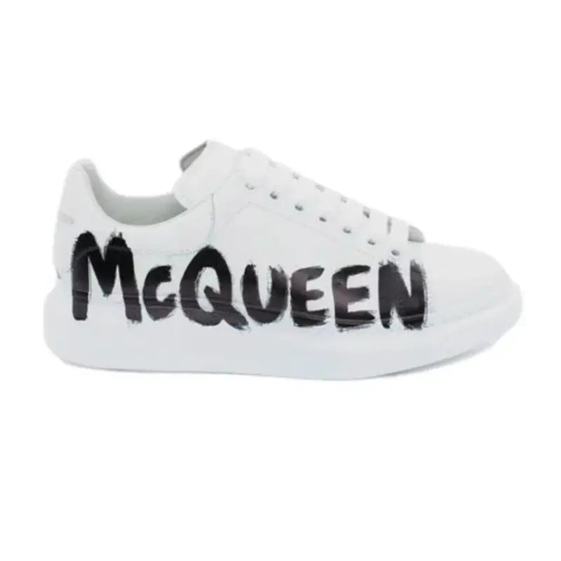 Alexander Mcqueen Oversized – Graffiti White Black