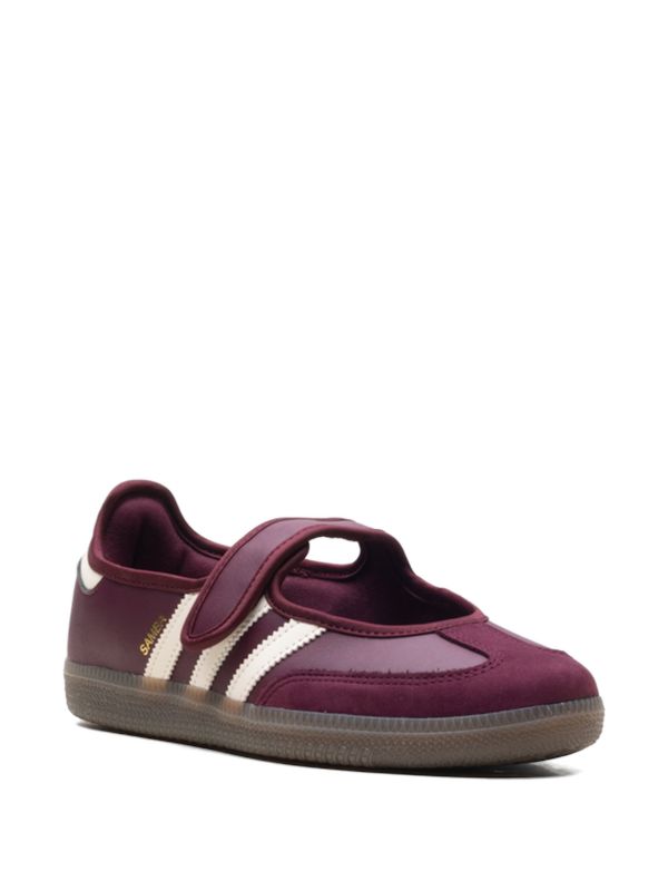 adidas Wmns Samba Mary Jane 'Maroon Cream White Gold Metallic'