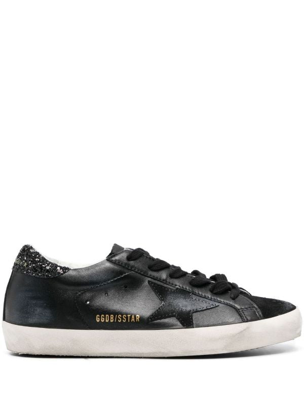 Golden Goose Wmns Superstar 'Black Glitter Heel'