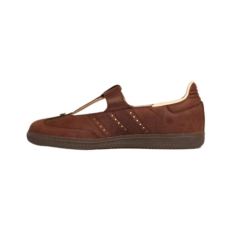 adidas samba jane 'leather brown'