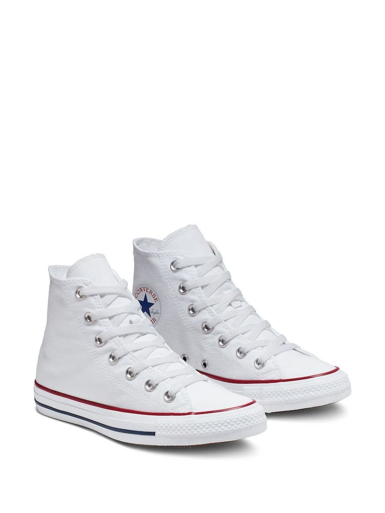 Converse Chuck Taylor All Star white Hi Top Lace Up Casual Shoe