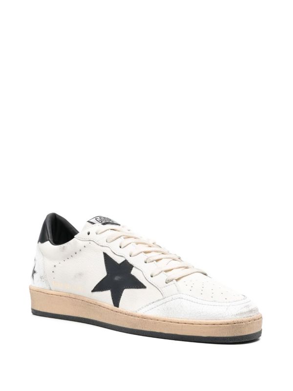 Golden Goose Ball-Star Low
White Nappa Black Star