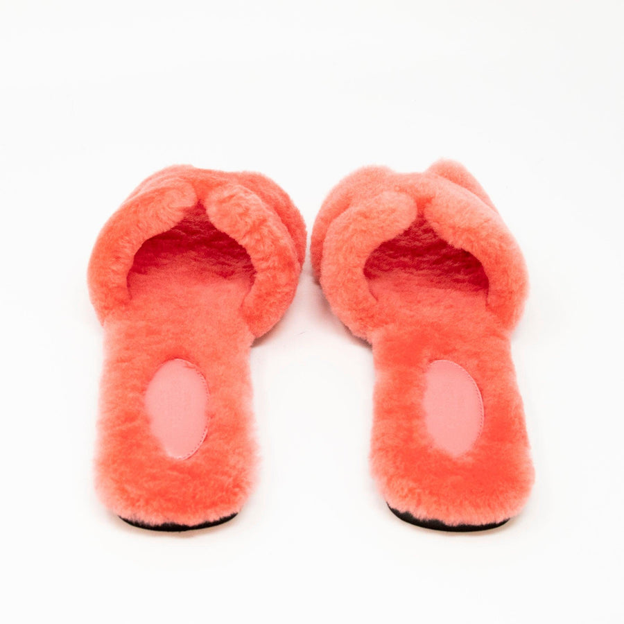 Hermes Rose Du Desert Shearling Oran