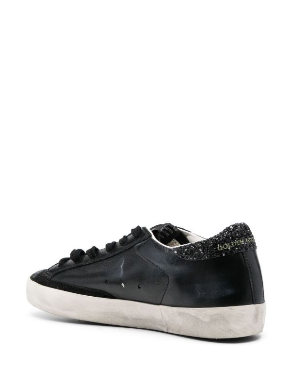 Golden Goose Wmns Superstar 'Black Glitter Heel'