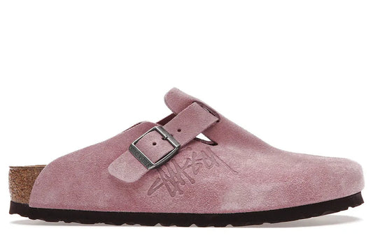 Stussy x Brikenstock Boston 'Pink'