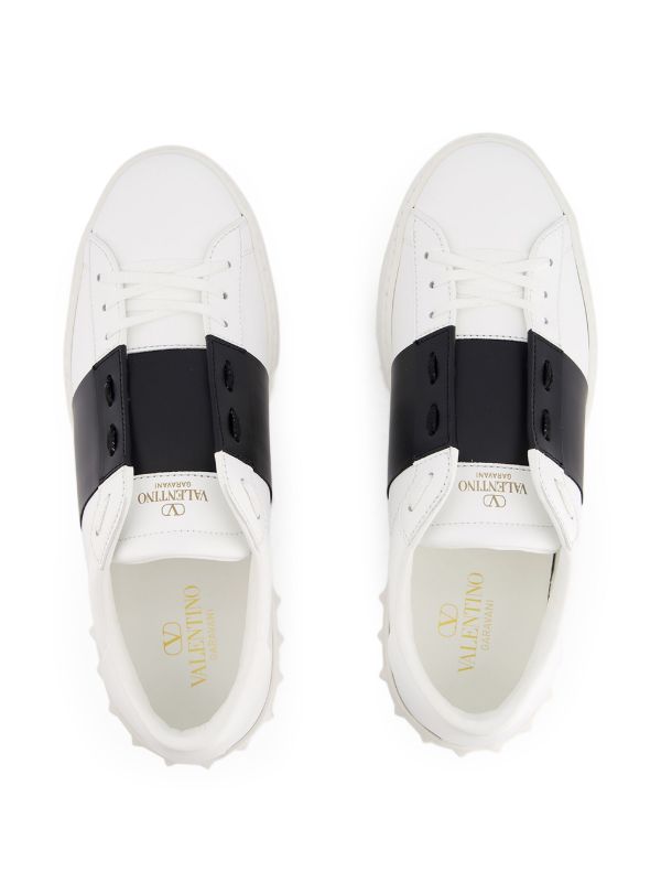 Valentino Open Sneaker 'White Black'