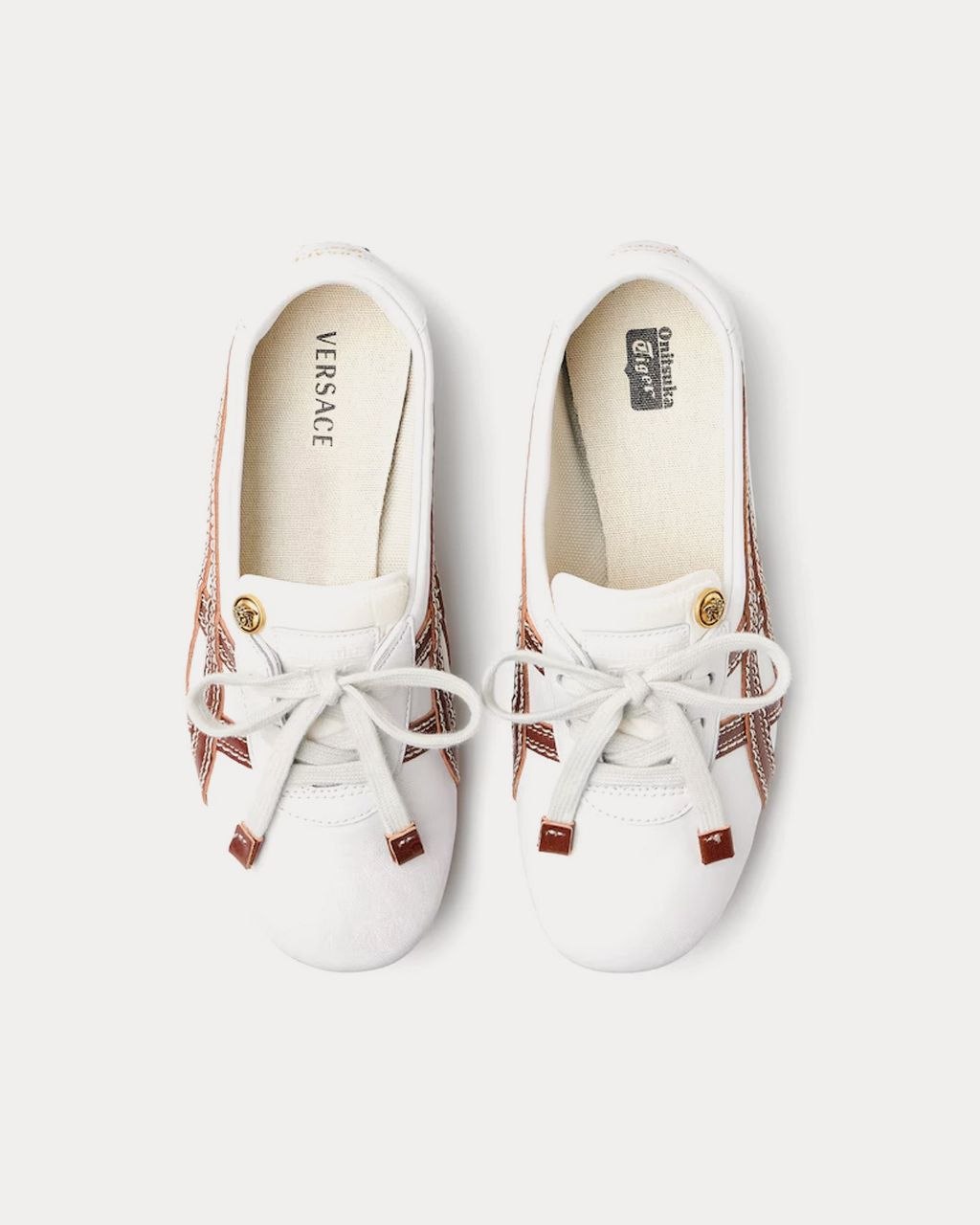 Versace x Onitsuka Tiger Women's TAI-CHI 'Sakura Nappa Brown'