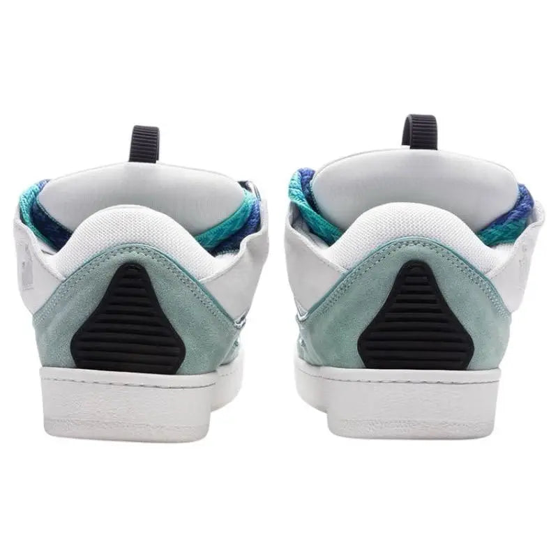 Lanvin Leather Curb – White Blue