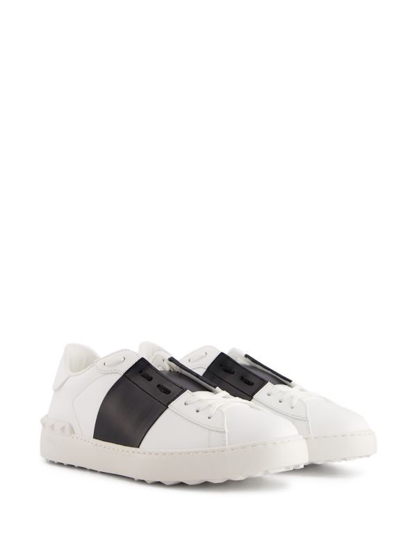 Valentino Open Sneaker 'White Black'