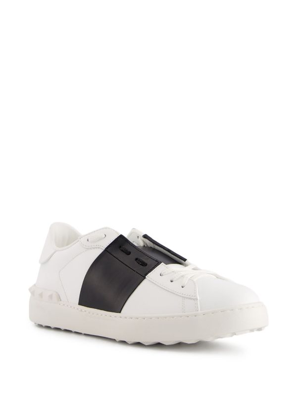 Valentino Open Sneaker 'White Black'