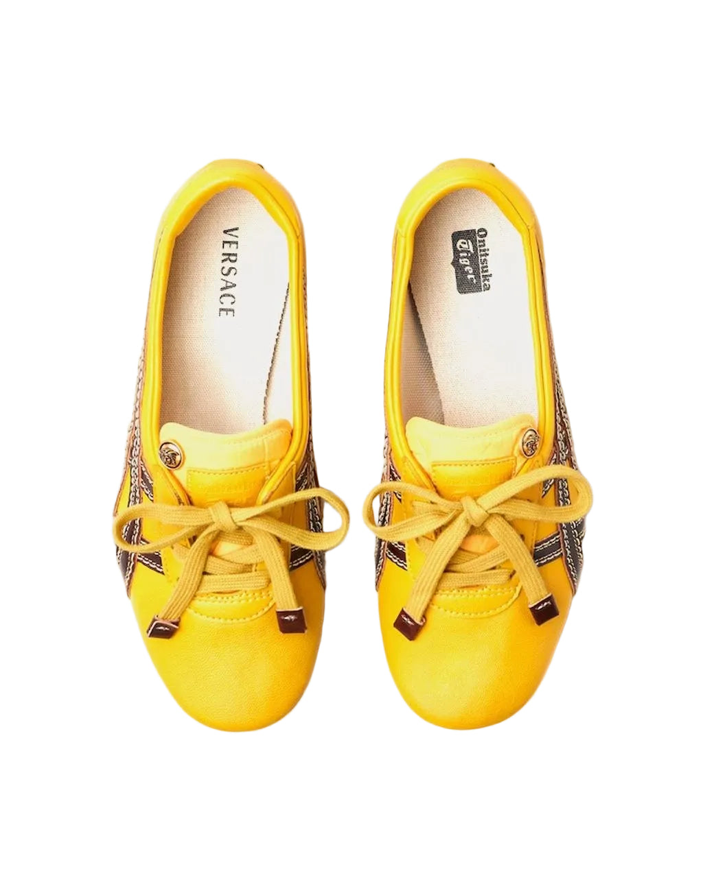 Onitsuka Tiger Tai-Chi Sakura Nappa Versace Brown Yellow