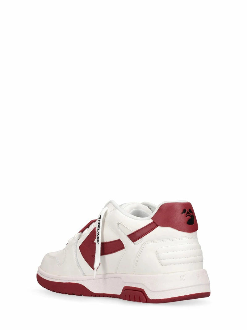 Off-White Out of Office 'White Burgundy'