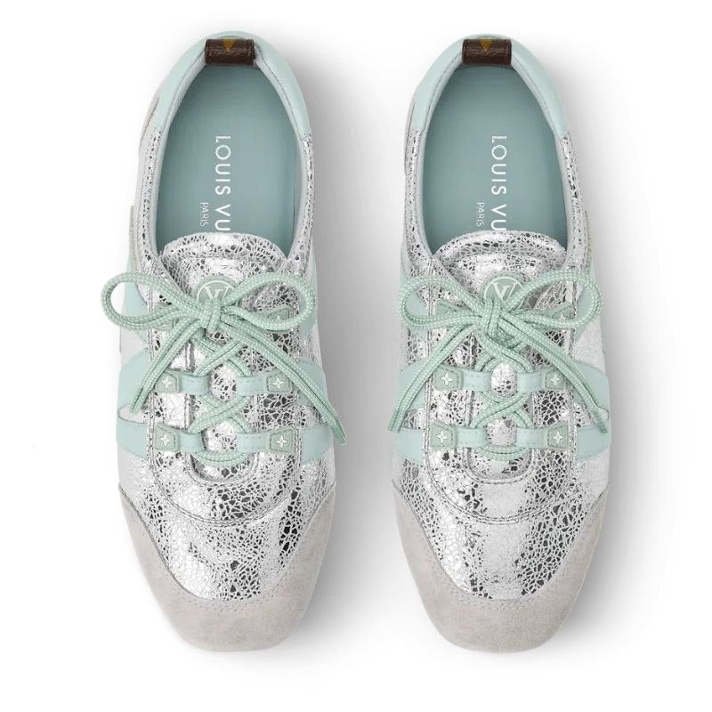 LV Sneakerina Leather Patterned Blue