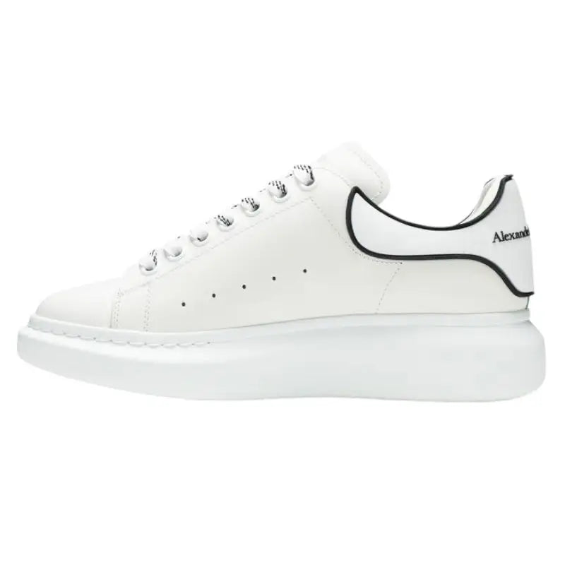 Alexander Mcqueen Oversized – White Black Trim
