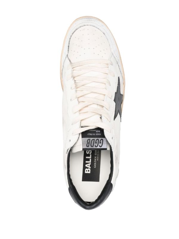 Golden Goose Ball-Star Low
White Nappa Black Star