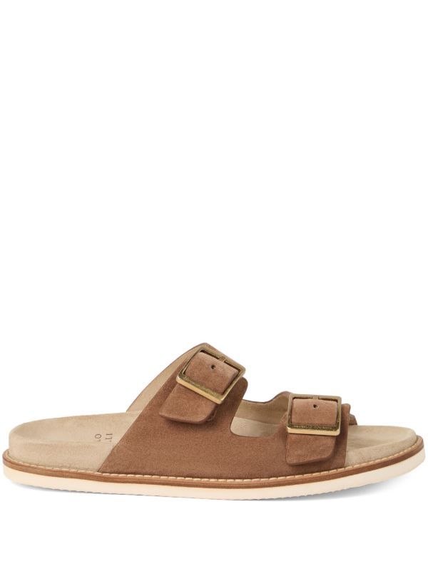 BRUNELLO CUCINELLI Suede Double-Strap