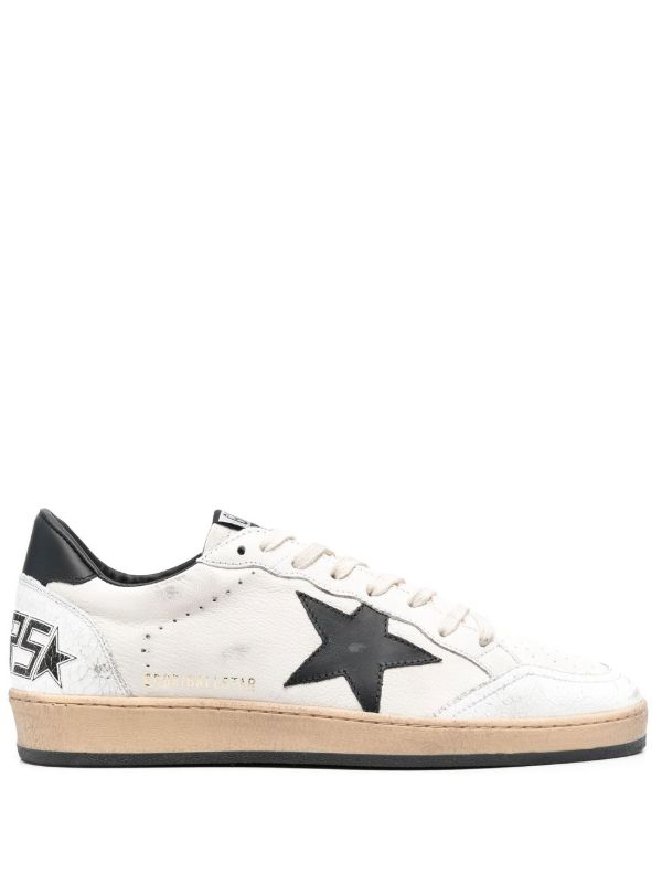 Golden Goose Ball-Star Low
White Nappa Black Star