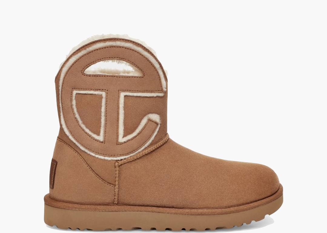 Telfar x UGG Logo Mini Boot 'Chestnut'