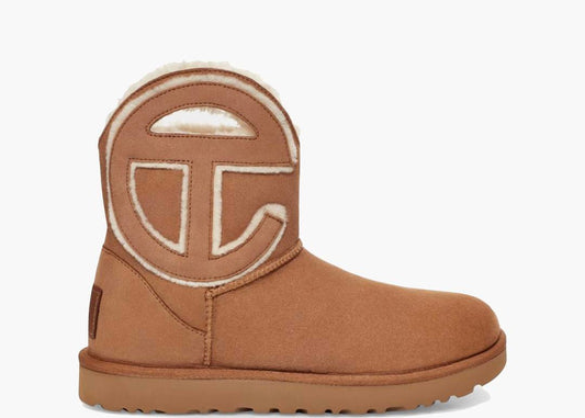 Telfar x UGG Logo Mini Boot 'Chestnut'