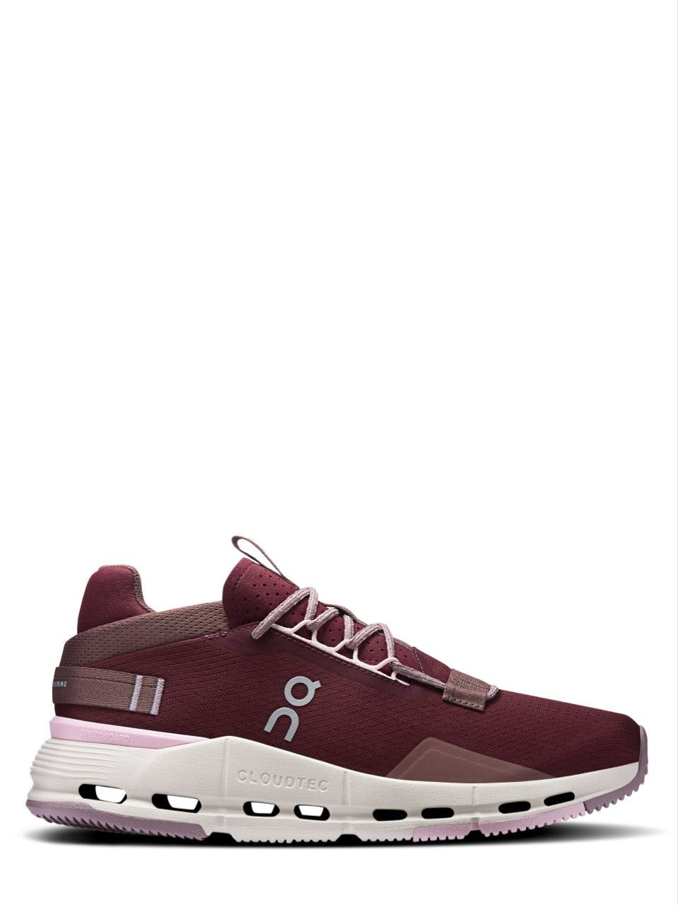 On Running Women's Cloudnova 2 in 'Maroon/Peony'