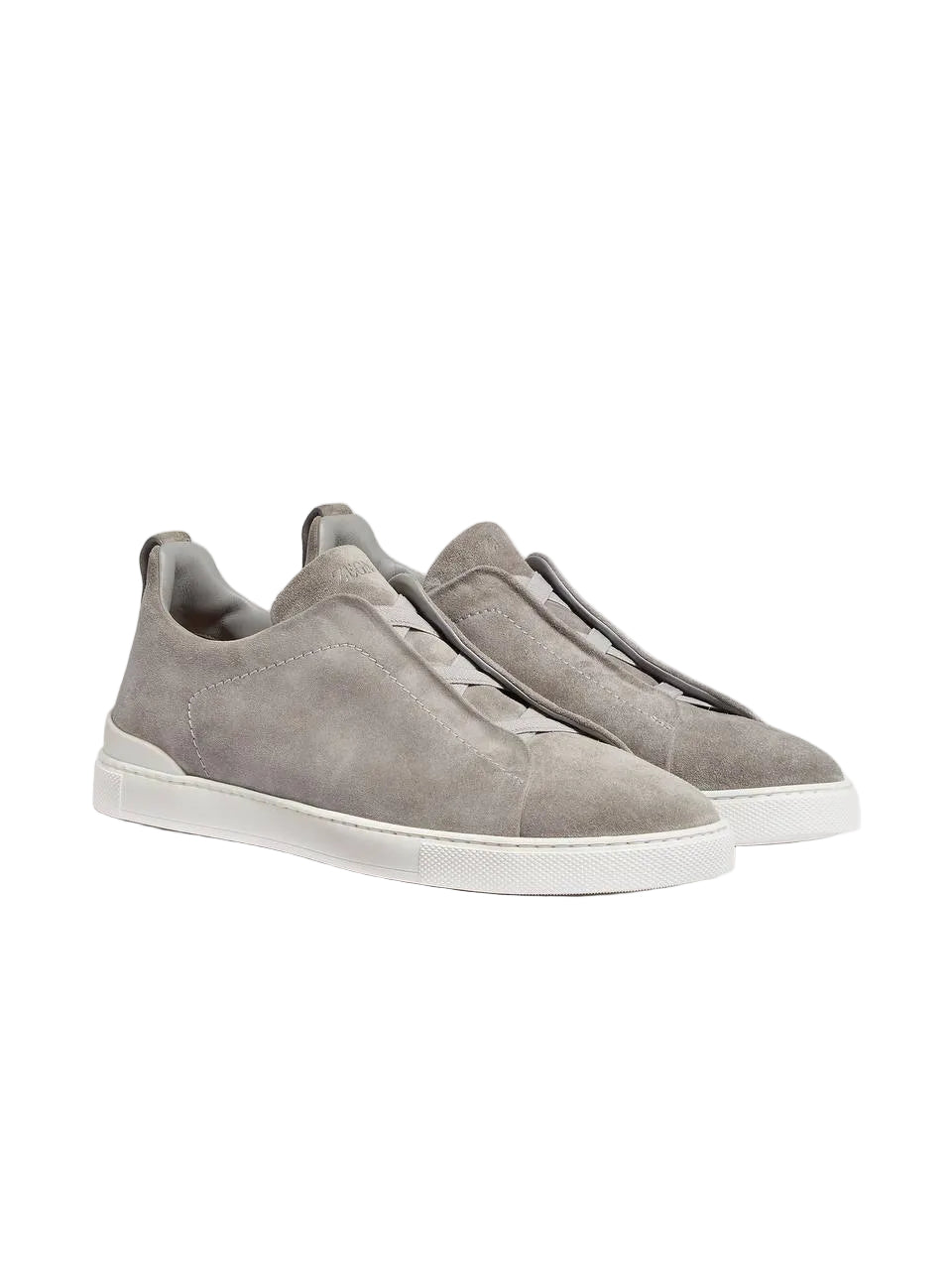 Zegna Suede Triple Stitch 'Grey'